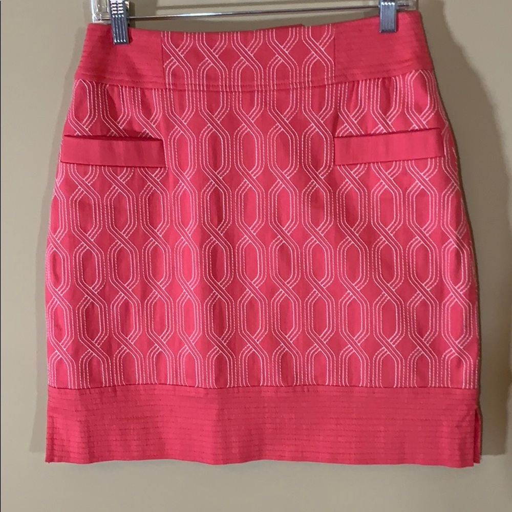 Etcetera Embroidered & Patterned Skirt EUC